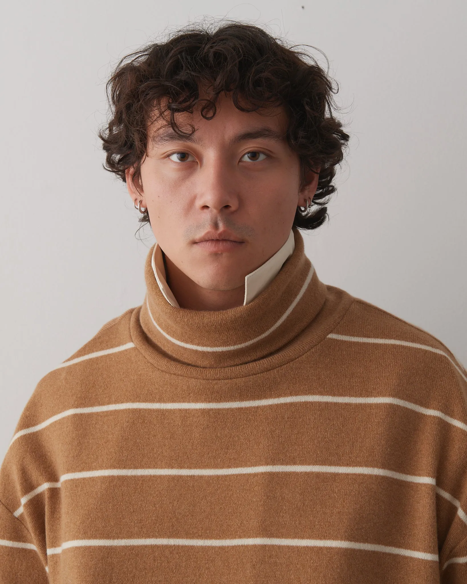 Turtleneck, Cashmere Stripe