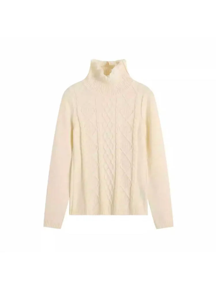 Turtleneck loose sweater【s0000010707】