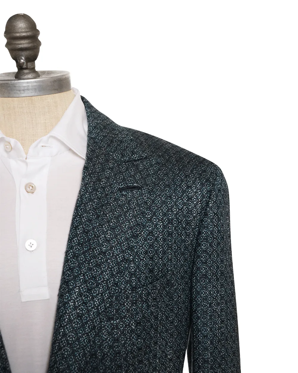 Verde Melange Medallion Sportcoat