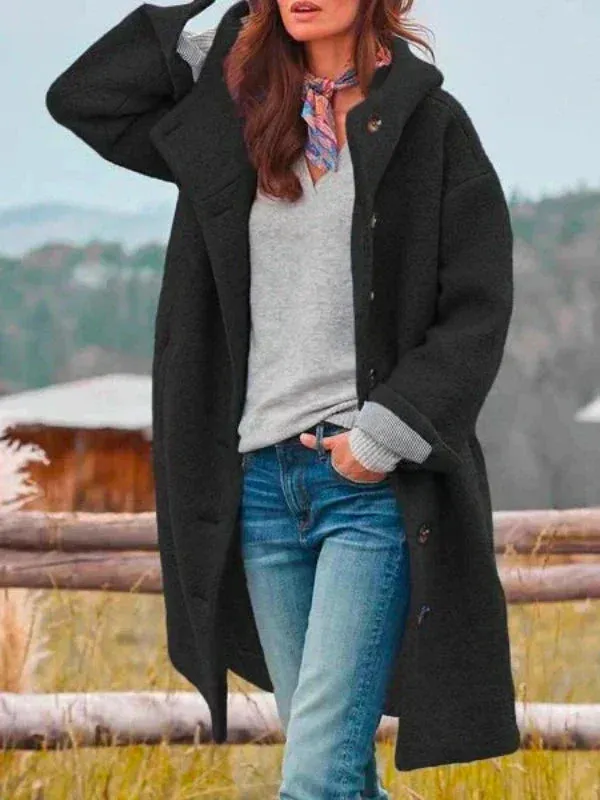 Veronica - stylish long tweed jacket