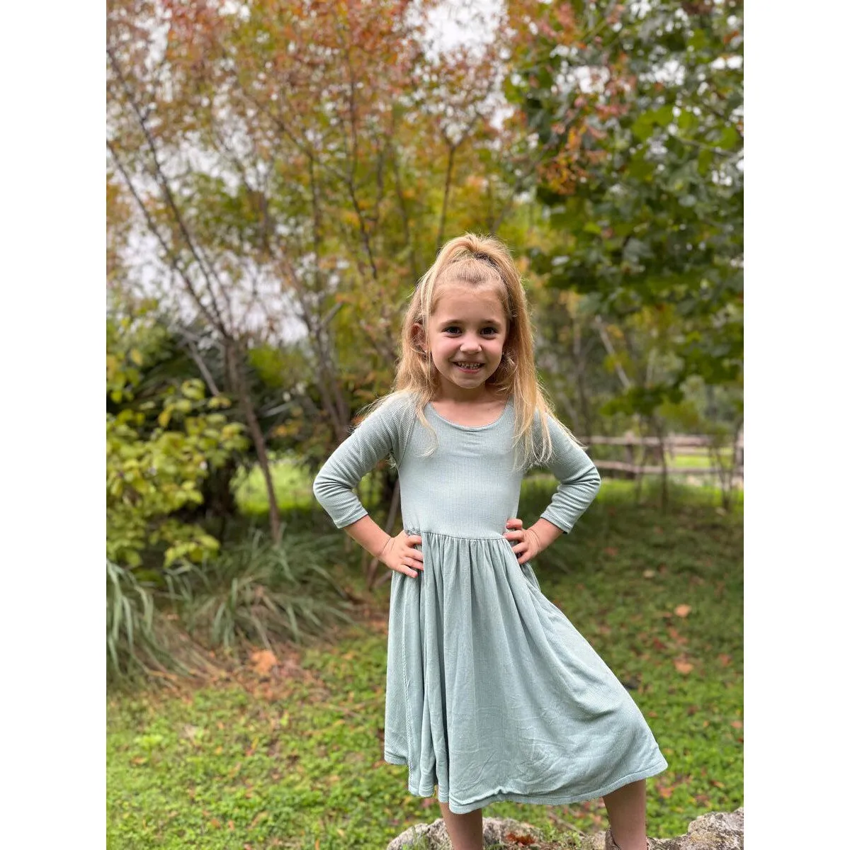 Vignette Sage & Pine Teagan Reversible Dress