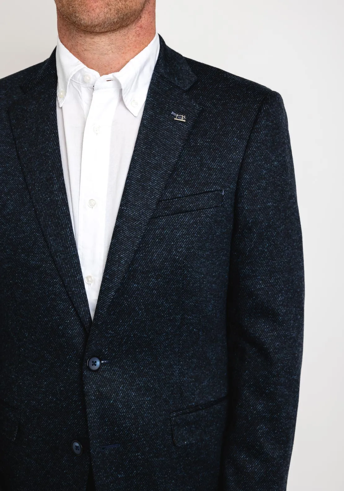 White Label Jasper Tapered Blazer, Navy