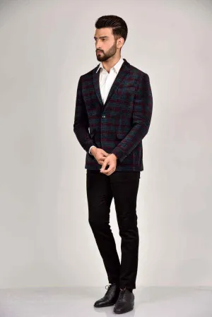 Wine Velvet Blazer