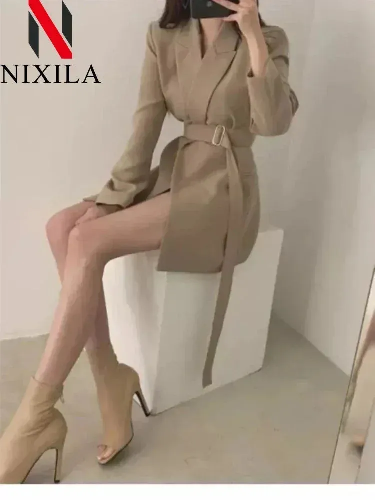 Women's Slim Suit Long Sleeved Casual Blazer