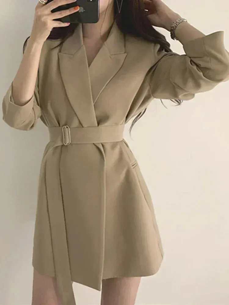 Women's Slim Suit Long Sleeved Casual Blazer